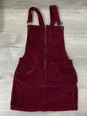 indigo rein corduroy overall dress